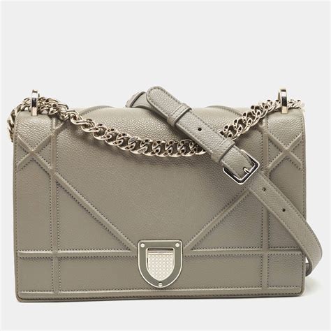 diorama grey dior clutch|Dior diorama handbag.